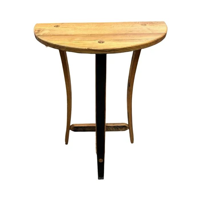Half Moon Wooden Table