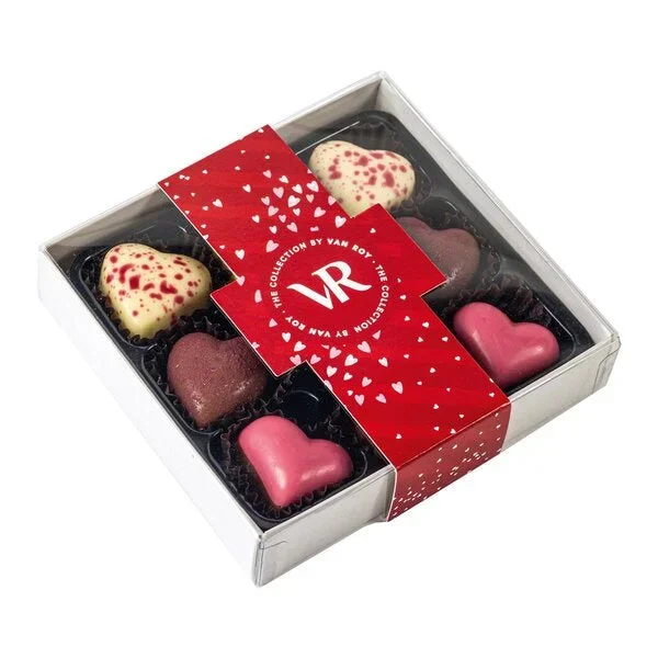 Heart Chocolates Selection Gift Box