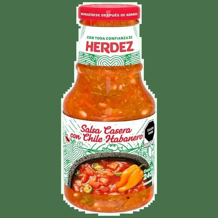 Herdez Salsa Casera con Chile Habanero 240 g