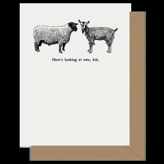 Here’s Looking at Ewe Card