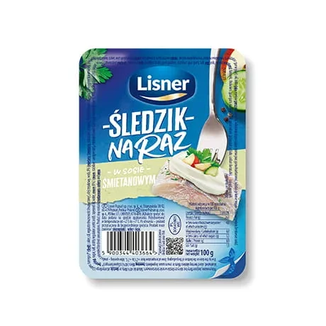 Hering auf einmal in Lisner-Sahnesauce 100g