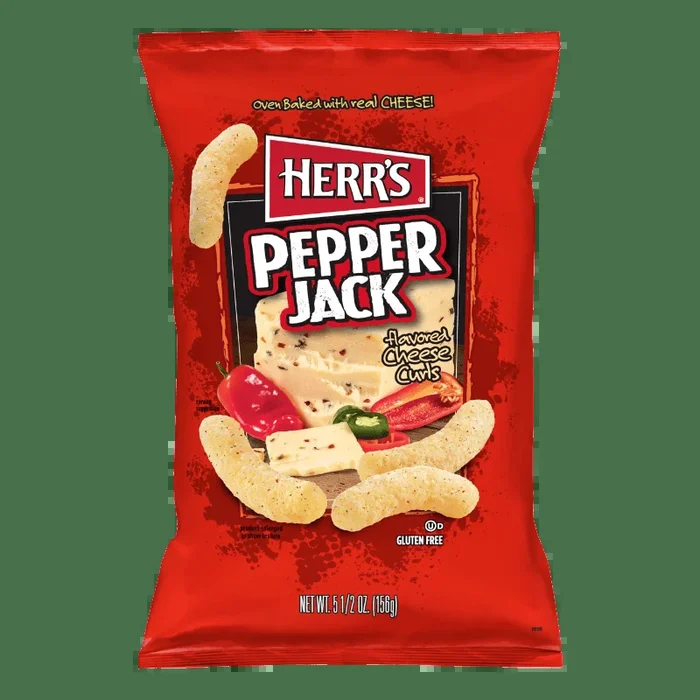 Herr’s Pepper Jack Cheese Curls 156 g