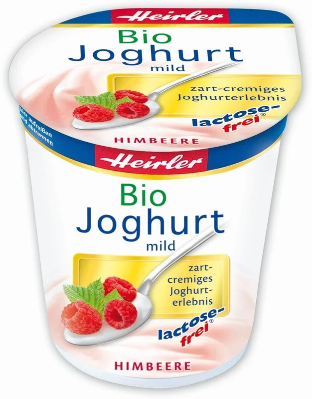 Himbeerjoghurt laktosefrei 35% Fett BIO 150 g – HEIRLER