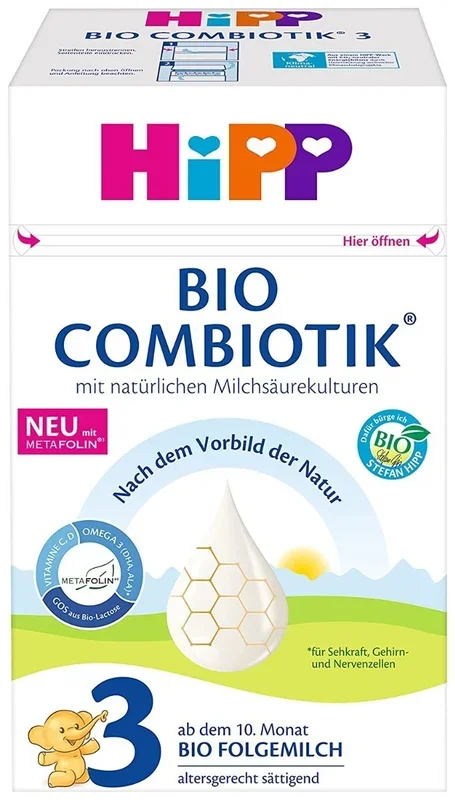 Hipp German organic combiotik follow-on milk 3 baby formula (from 10 months)