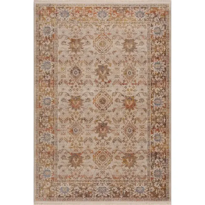 Holi Durable Performance Area Rug Indoor in Ivory/Beige, 7‘9″ x 10‘