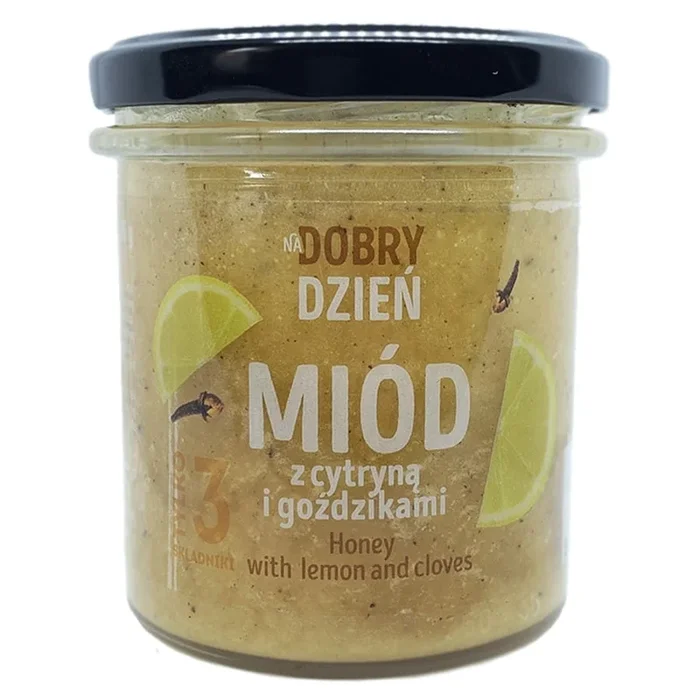 Honig mit Zitrone und Nelken “für einen guten Tag” 375g KOZACKI BEEBERRY