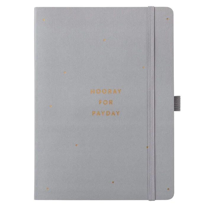 Hooray For Payday Grey Budget Book