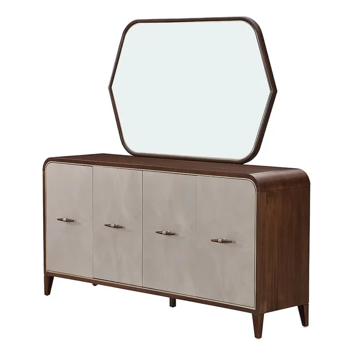 Houston Sideboard with Mirror – Walnut
