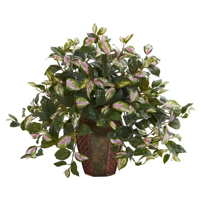 Hoya Artificial Plant in Decorative Planter Green