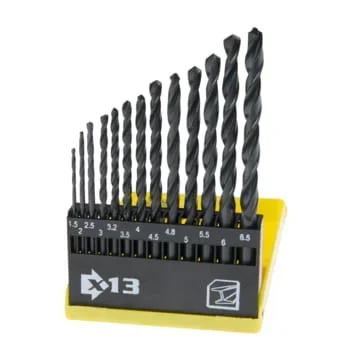 HSS-Metallbohrer, 2,0–8,0 mm, 13er-Set