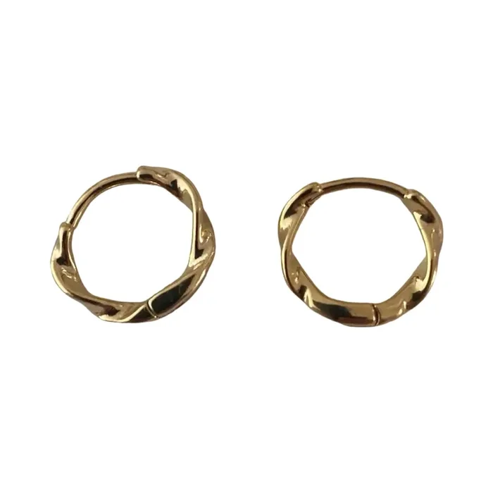 Huggie Hoop Stud Earrings