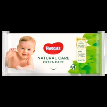 Huggies Extra care baby wipes natural
