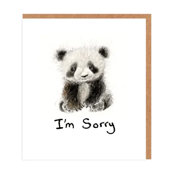 I’m Sorry Evie Panda Mini Card