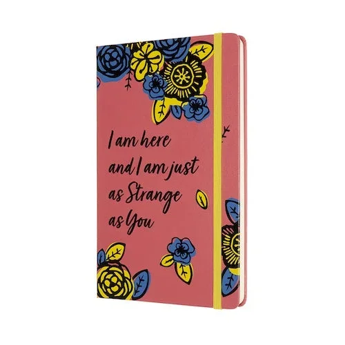 I Am Here Frida Kahlo Limited Edition Moleskine Plain Large Notebook