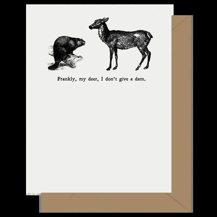 I Don’t Give A Dam Card