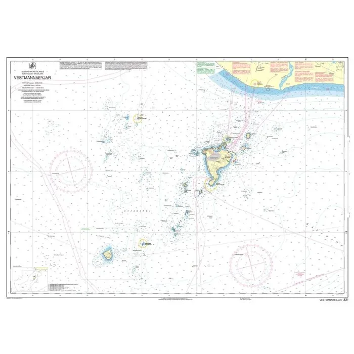 Icelandic Chart – 321 Vestmannaeyjar