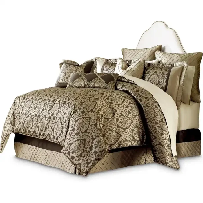Imperial 9-Piece Queen Comforter Set – Bronze