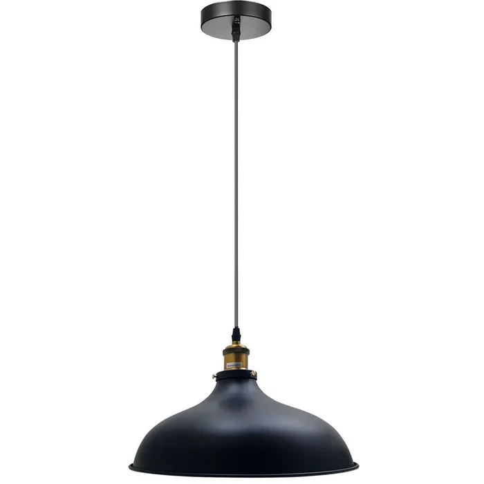 Industrial Pendant Lighting Black Pendant Light Shade~1812