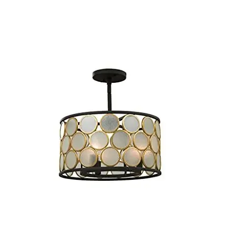 Industrial Steam Water Semi Flush Mount, Belen Kox