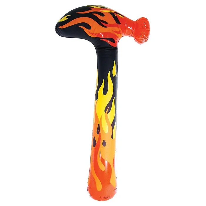 Inflatable Flaming Hammer