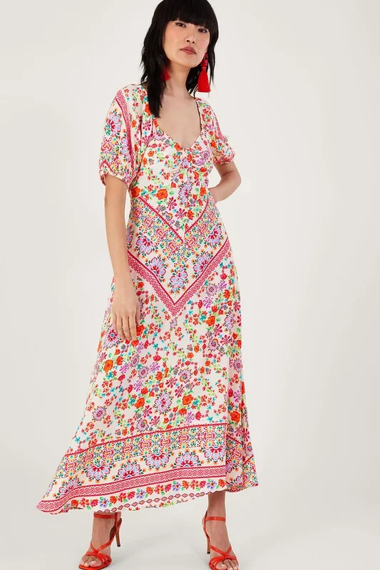 Julietta Floral Maxi Dress in Sustainable Viscose