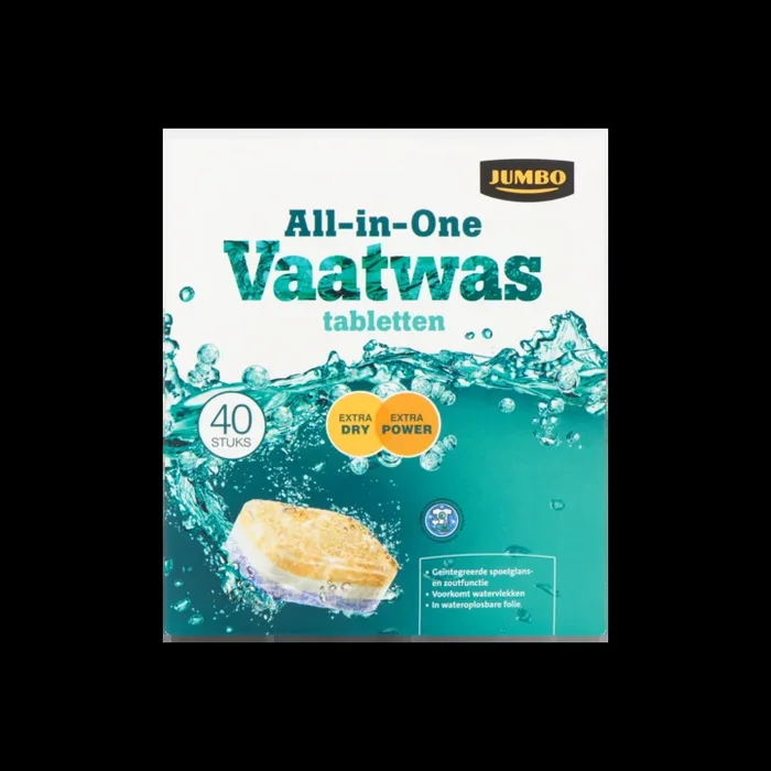 Jumbo All- in-1 dishwashing tabs