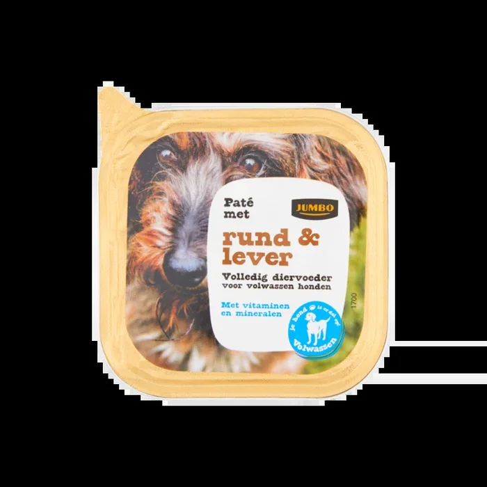 Jumbo Beef and liver pate for dogs (only available within Europe)