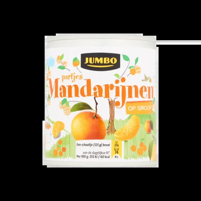 Jumbo Mandarin pieces on syrup