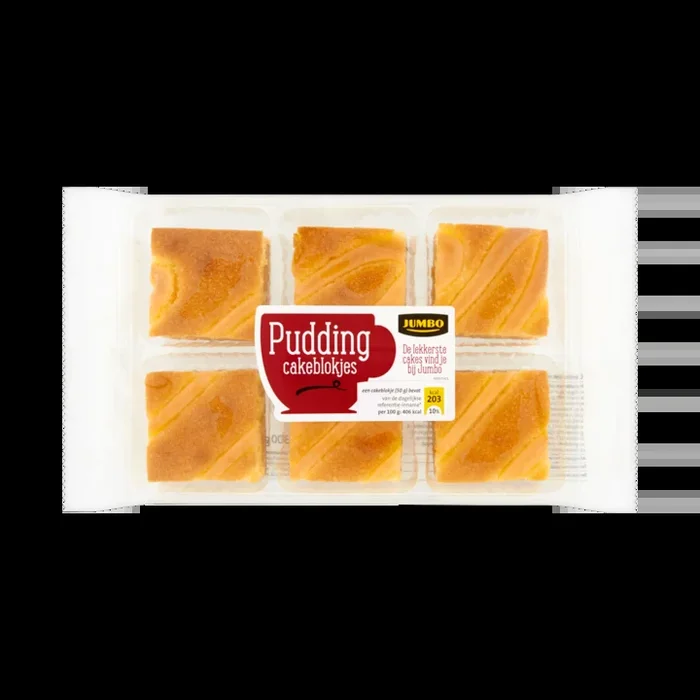 Jumbo Pudding cake cubes
