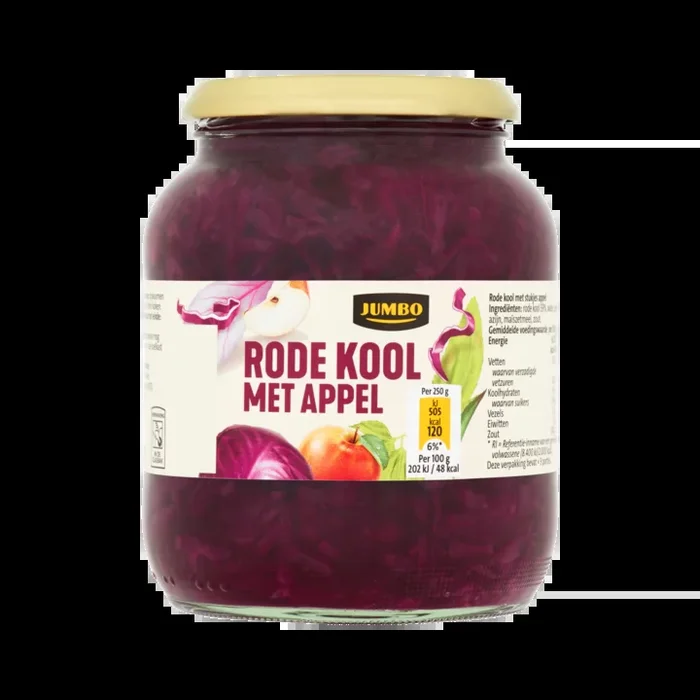 Jumbo Red cabbage with apples