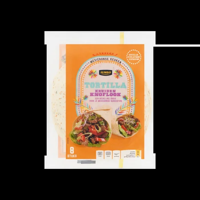 Jumbo Tortilla with herbs and garlic