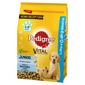 Juniorfutter für mittelgroße Rassen, 2,2 kg + 400 g