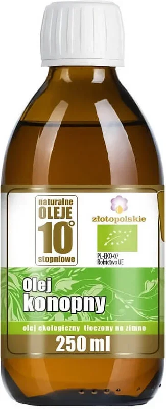 Kaltgepresstes Hanföl BIO 250 ml – POLISH GOLD