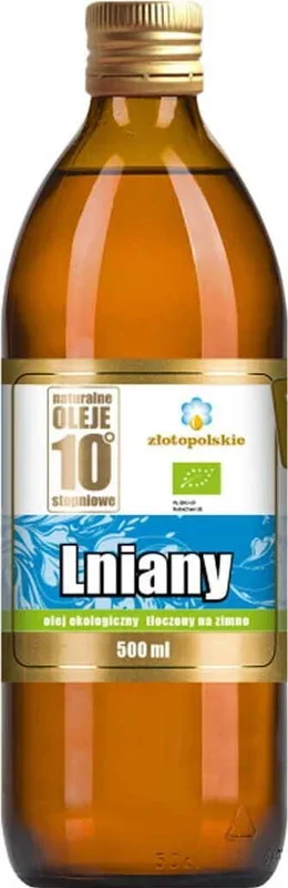 Kaltgepresstes Leinöl BIO 500 ml – POLISH GOLD