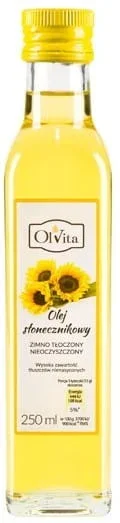 Kaltgepresstes Sonnenblumenöl 250ml OLVITA