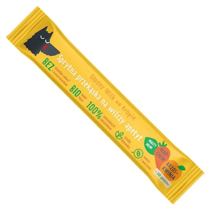Karottenriegel – Pfirsich mit Spirulina 20g HUNGRY WOLF