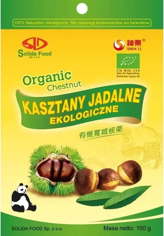 Kastanien (gekocht) BIO 100 g – SOLIDA FOOD