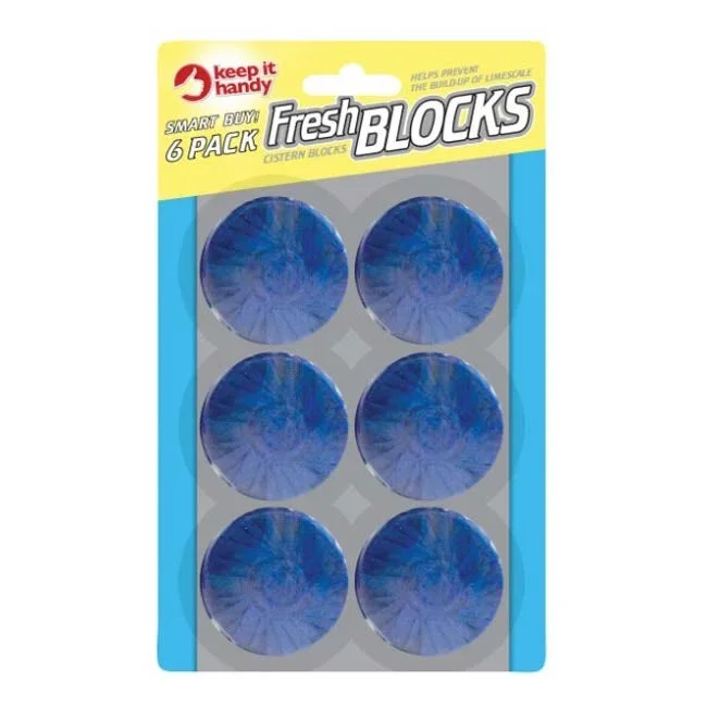 Keep It Handy Toilet Cistern Blocks Blue 6 Pack