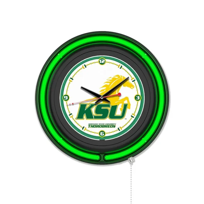 Kentucky State University 15″ Double Neon Wall Clock