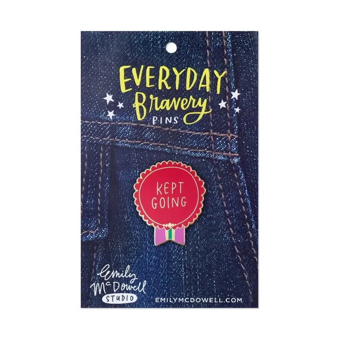 Kept Going Pin Badge