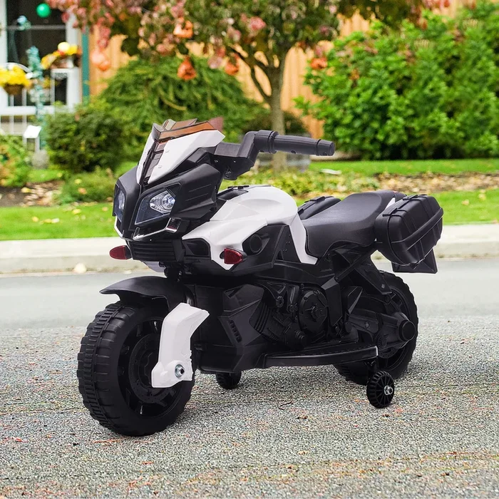 Kids 6V Electric Motorcycle Ride-On Toy W/ Lights Sound for 18 – 48 months