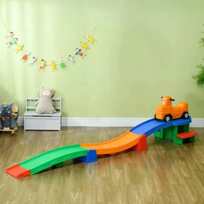 Kids Rollercoaster – 3m Track with Sliding Car | Adventure Ride-On Toy AIYAPLAY