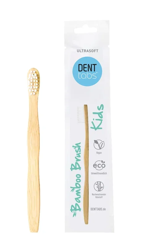 Kinderzahnbürste aus ultraweichem Bambus – DENT TABS