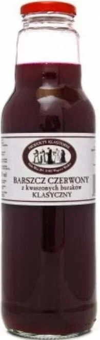 Klassischer roter Borschtsch aus saurer Rote Beete 750 ml KLASSISCHE PRODUKTE