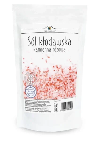 Kłodawa rosa Steinsalz 1kg FÜNF ÄNDERUNGEN