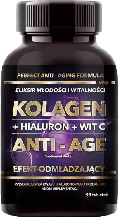 Kollagen-Hyaluronsäure Vitamin C perfekte Anti-Aging-Formel 90 INTENSON-Tabletten