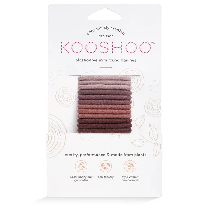 KooShoo Plastic Free Round Hair Ties Mini