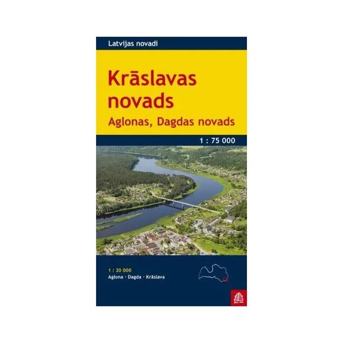 Kraslava District – Aglona – Dagda District Jana Seta Map