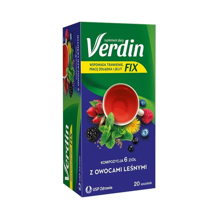 Kräuter mit Waldfrüchten 20 Beutel – VERDIN FIX