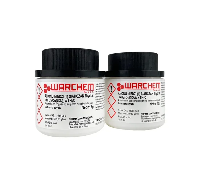 KUPFERAMMONIUMSULFAT (II) 6hydrat – rein 5g WARCHEM